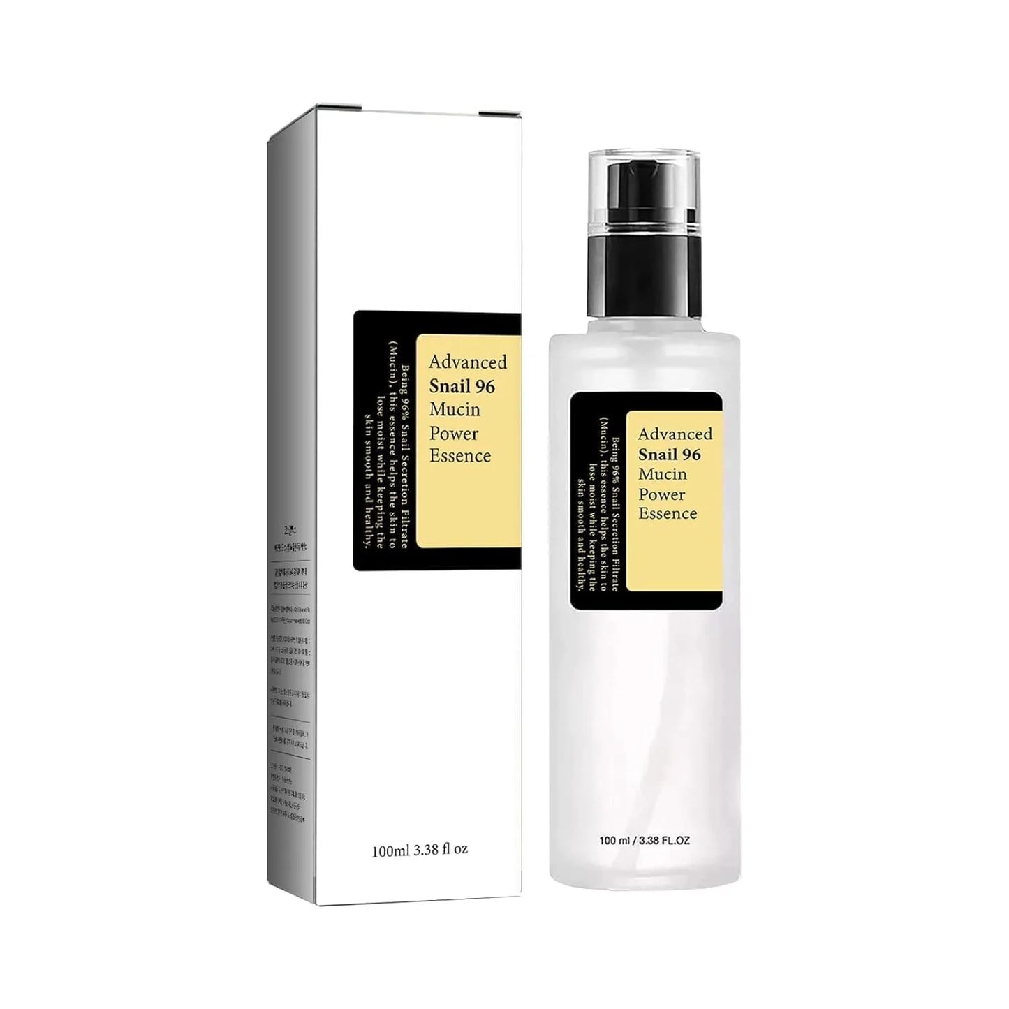 Snail Mucin Peptide Essence, Hyaluronsyraserum för hudreparation, Lättar på rynkor och mörka fläckar, Återfuktande och hydratiserande ansiktskräm.