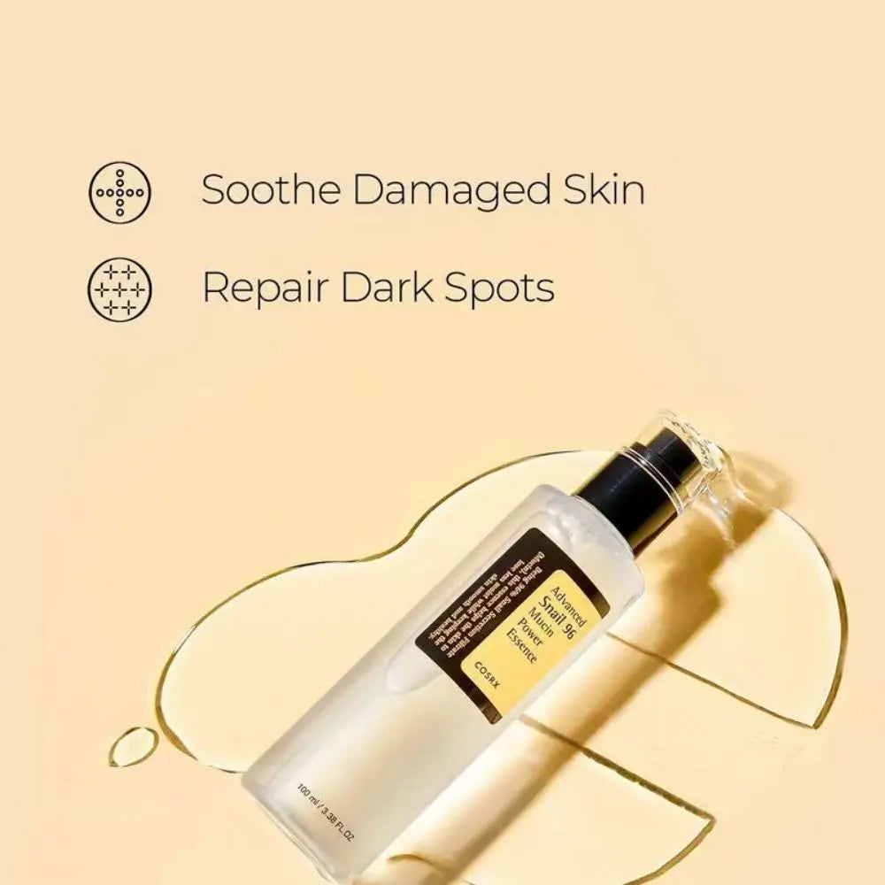Snail Mucin Peptide Essence, Hyaluronsyraserum för hudreparation, Lättar på rynkor och mörka fläckar, Återfuktande och hydratiserande ansiktskräm.