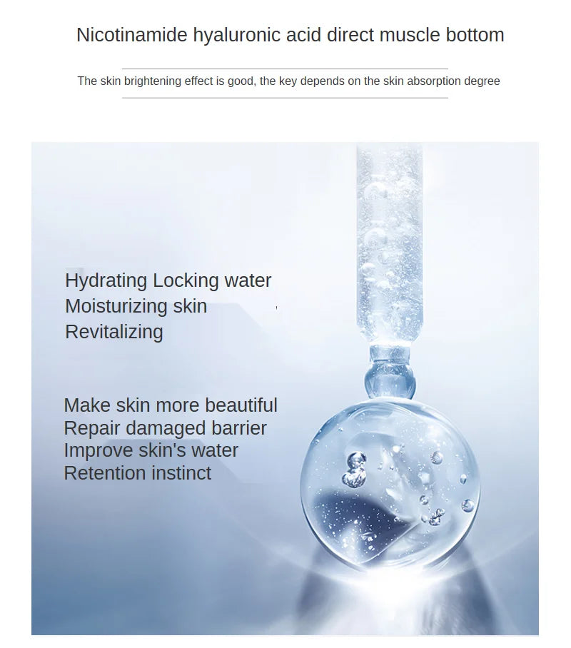 150ml Hyaluronsyra Ansiktsessens Spray
Anti-aging, Reducerar rynkor, Minskar porer, Niacinamid, Återfuktande, Ljusnar ansiktet - Serum för huden