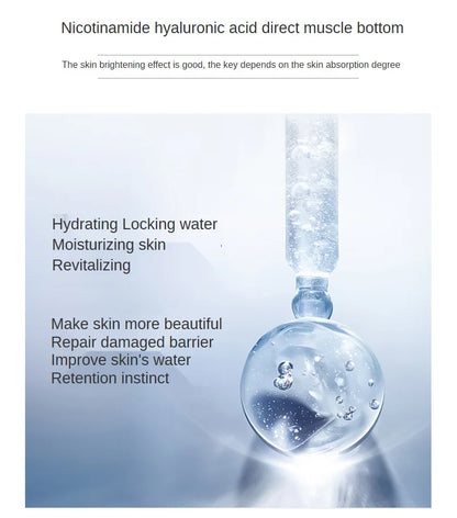 150ml Hyaluronsyra Ansiktsessens Spray
Anti-aging, Reducerar rynkor, Minskar porer, Niacinamid, Återfuktande, Ljusnar ansiktet - Serum för huden